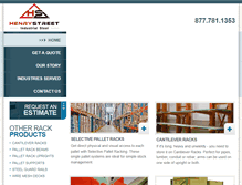 Tablet Screenshot of henrystreetsteel.com
